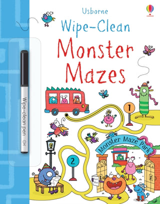 Cover image for 9781474968409 - Wipe-Clean Monster Mazes