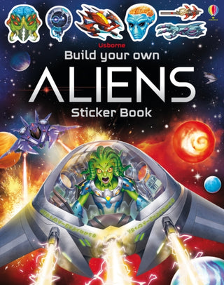 Cover image for 9781474969086 - Build Your Own Aliens Sticker Book