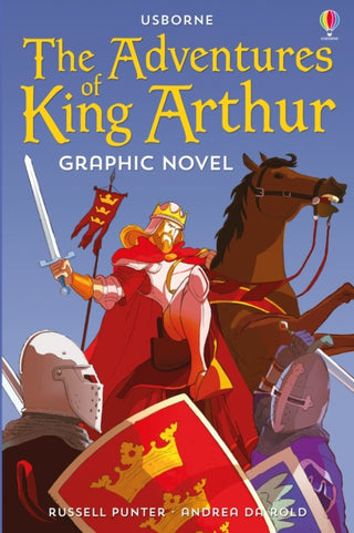 Cover image for 9781474974073 - Adventures of King Arthur Graphic Novel