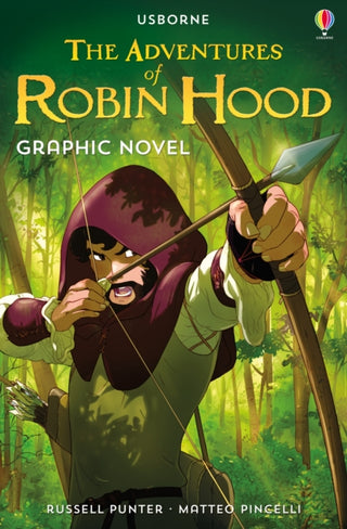 Cover image for 9781474974493 - The Adventures of Robin Hood Graphic Novel