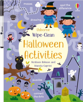 Supplemental image for 9781474981187 - Wipe-Clean Halloween Activities
