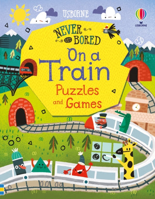Cover image for 9781474985475 - Never Get Bored on a Train Puzzles & Games