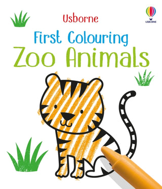 Cover image for 9781474985895 - First Colouring Zoo Animals