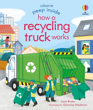 Cover image for 9781474986083 - Peep Inside How a Recycling Truck Works