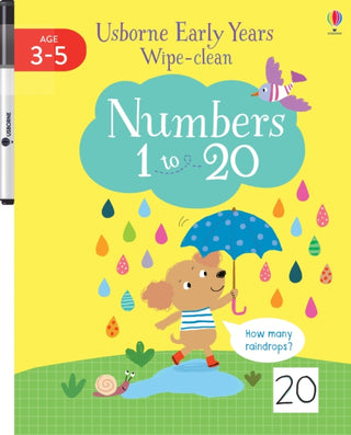 Cover image for 9781474986656 - Early Years Wipe-Clean Numbers 1 to 20