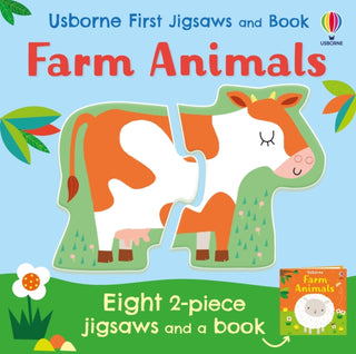 Cover image for 9781474988544 - Usborne First Jigsaws: Farm Animals