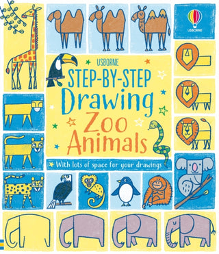 Cover image for 9781474989787 - Step-by-step Drawing Zoo Animals