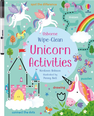 Cover image for 9781474995641 - Wipe-Clean Unicorn Activities