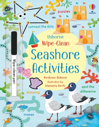 Cover image for 9781474995665 - Wipe-Clean Seashore Activities