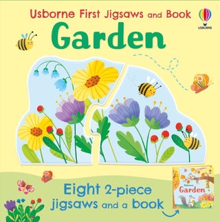 Cover image for 9781474998048 - Usborne First Jigsaws and Book: Garden
