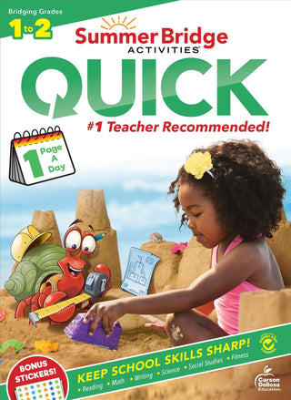 Cover image for 9781483862798 - Summer Bridge Activities Quick Grades 1 - 2