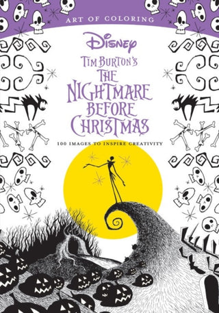 Cover image for 9781484789742 - Art of Coloring: Tim Burton's The Nightmare Before Christmas