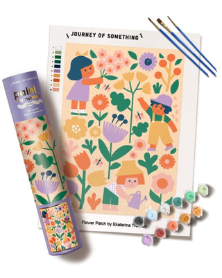 Supplemental image for 9781488966064 - Kids Paint by Numbers: Flower Patch