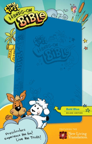 Cover image for 9781496406446 - My First Hands-On Bible (LeatherLike, Blue)