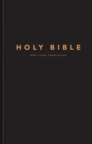 Cover image for 9781496489548 - NLT Large Print Pew Bible (Hardcover, Black)