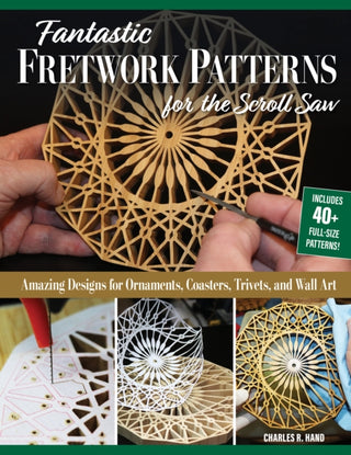 Cover image for 9781497104259 - Fantastic Fretwork Patterns for the Scroll Saw