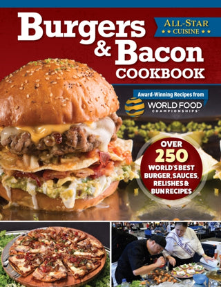 Cover image for 9781497104556 - Burgers & Bacon Cookbook