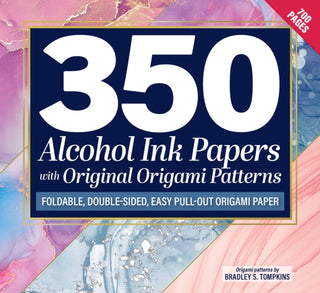 Cover image for 9781497105959 - 350 Alcohol Ink Papers with Original Origami Patterns