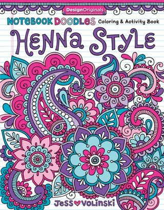 Supplemental image for 9781497200173 - Notebook Doodles Henna Style