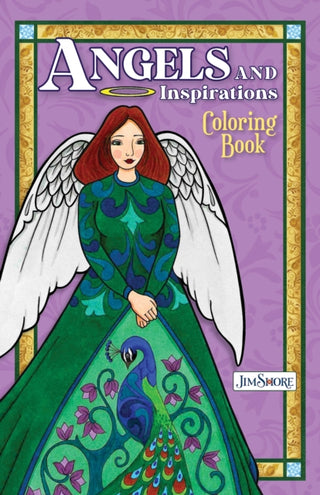 Cover image for 9781497206069 - Jim Shore Angels and Inspirations Coloring Book