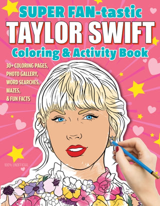 Supplemental image for 9781497206861 - SUPER FAN-tastic Taylor Swift Coloring & Activity Book