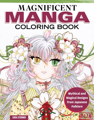 Cover image for 9781497206915 - Magnificent Manga Coloring Book