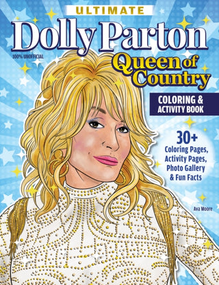 Supplemental image for 9781497206922 - Ultimate Dolly Parton Queen of Country Coloring Book