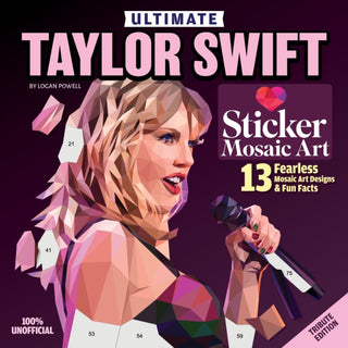 Supplemental image for 9781497206939 - Ultimate Taylor Swift Sticker Mosaic Art