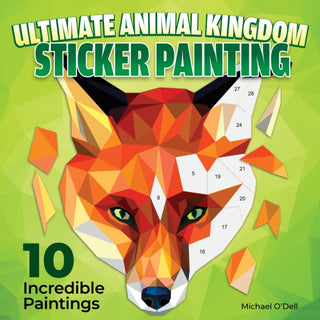 Supplemental image for 9781497206960 - Ultimate Animal Kingdom Sticker Painting