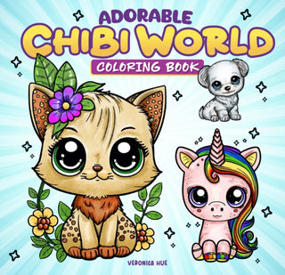 Supplemental image for 9781497206984 - Adorable Chibi World Coloring Book