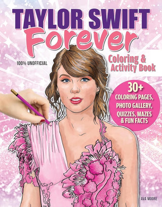 Supplemental image for 9781497206991 - Taylor Swift Forever Coloring & Activity Book