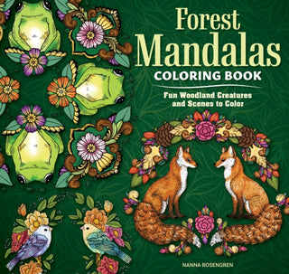 Cover image for 9781497207028 - Forest Mandalas Coloring Book