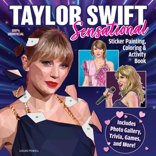 Cover image for 9781497207059 - Taylor Swift Sensational Sticker Painting, Coloring & Activity Book