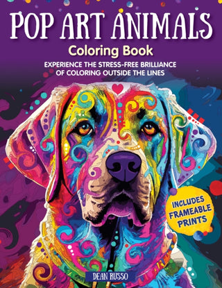 Cover image for 9781497207073 - Pop Art Animals Coloring Book