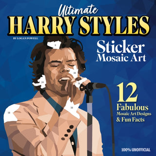 Supplemental image for 9781497207103 - Ultimate Harry Styles Sticker Mosaic Art