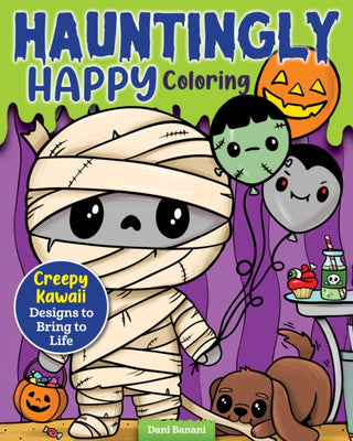 Cover image for 9781497207226 - Hauntingly Happy Coloring