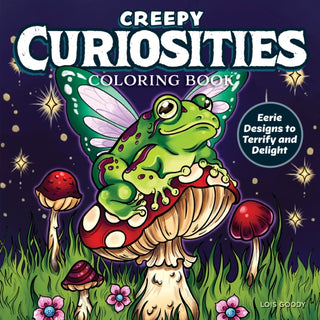 Cover image for 9781497207264 - Creepy Curiosities Coloring Book