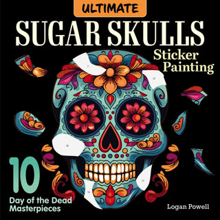 Supplemental image for 9781497207295 - Ultimate Sugar Skulls Sticker Painting