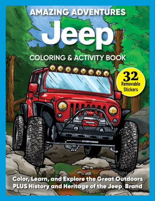 Cover image for 9781497207578 - Amazing Adventures Jeep® Coloring & Activity Book