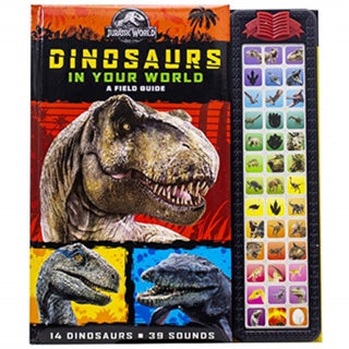 Cover image for 9781503745971 - Jurassic World: Dinosaurs in Your World A Field Guide Sound Book