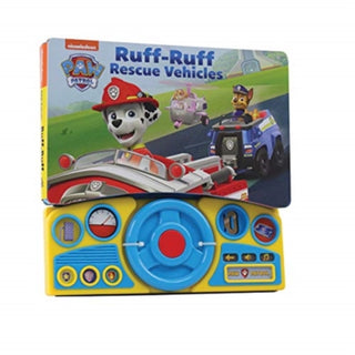 Cover image for 9781503752252 - Nickelodeon PAW Patrol: Ruff-Ruff Rescue Vehicles Sound Book