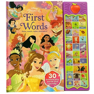 Cover image for 9781503757868 - Disney Princess: First Words Sound Book