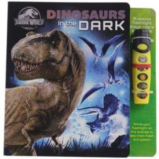 Cover image for 9781503758520 - Jurassic World Dinosaurs In The Dark Glow Flashlight