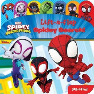 Cover image for 9781503765665 - Spidey and his Amazing Friends: Spidey Search! Lift-a-Flap Look and Find