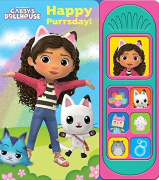Cover image for 9781503767317 - Dreamworks Gabbys Dollhouse Happy Purrsday Sound Book