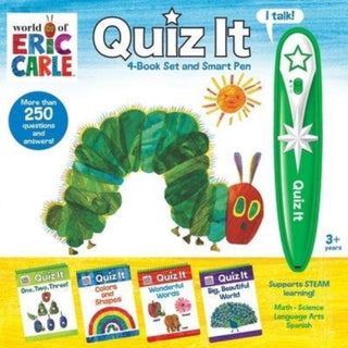 Cover image for 9781503767683 - World of Eric Carle: Quiz It 4-Book Set and Smart Pen