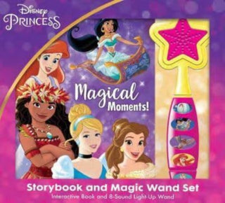 Cover image for 9781503769885 - Disney Princess: Magical Moments! Storybook and Magic Wand Sound Book Set