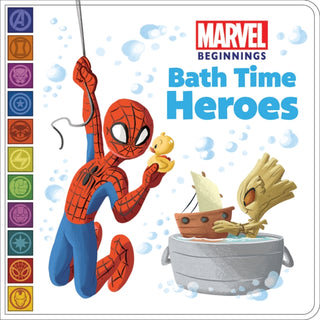 Cover image for 9781503774308 - Marvel Beginnings: Bath Time Heroes Bath Book