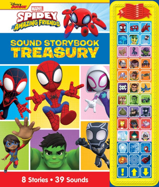 Cover image for 9781503774698 - Disney Junior Marvel Spidey and His Amazing Friends: Sound Storybook Treasury