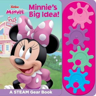Cover image for 9781503775190 - Disney Junior Minnie: Minnie's Big Idea! A STEAM Gear Book